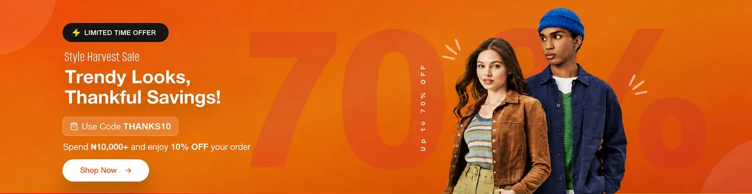 Trendy Looks, Thankful Savings Trendy Looks, Thankful Savings